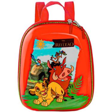 Imagem de Mochila Escolar Rei Leão Filme Disney Resistente Lancheira Infantil - 