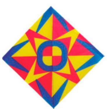 Imagem de Pipa Mini Raia Peixinho de Seda Infantil Leve Colorida 15 un - Milpont