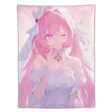 Imagem de LIEGBMEU Tapeçaria de biquíni sexy anime menina 152.4 cm x 203.2 cm interior exterior parede colcha arte decoração de tapeçaria caprichosa, AF226