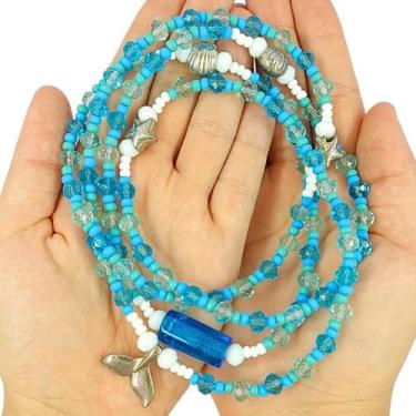 Imagem de Colar Guia Cristais Orixá Iemanjá Sereia - Balaio de Santo