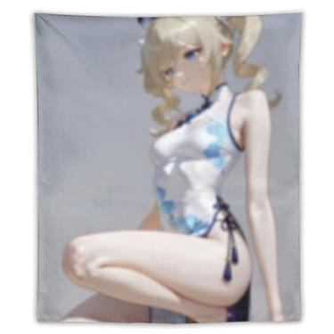 Imagem de LIEGBMEU Sexy Bikini Hot Anime Girl Tapeçaria 127.0 cmx152.4 cm Interior Exterior Wall Quilt Art Decoração de Tapeçaria Caprichosa, AF113