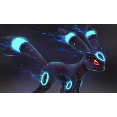 Imagem de Umbreon Playmat - Premium Collection - MTG Decks & More Compatible with Pokemon TCG (Version 2)