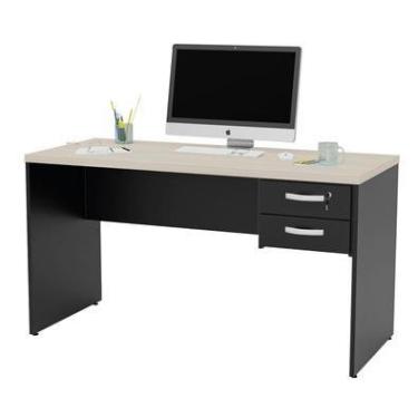 Imagem de Mesa De Escritório Escrivaninha 1.40x60 C/gaveteiro Netmobil - Dubai