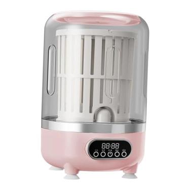 Imagem de Generic Mini Máquina de Lavar Roupas Pequenas, Balde Desidratável, Lavadora de Roupas Íntimas Leve, Copo para Lavar para Dormitório, Hotel, Sutiã de Viagem, Rosa