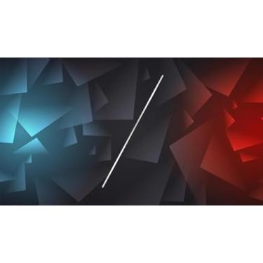 Imagem de Quadro Decorativo com Estampa Versus Blue Yellow For Game 40 x 40 Vinil 3 unidades