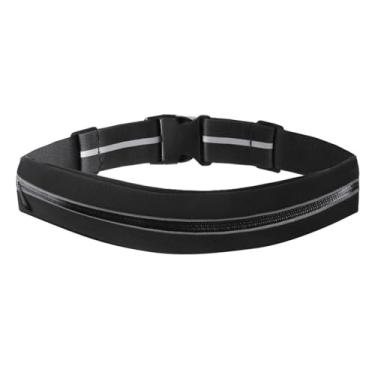 Imagem de Dynwave Suporte para celular com furo para cabo, pochete, bolsa de cintura para corrida, ciclismo, corrida, montanhismo ao ar livre, Preto