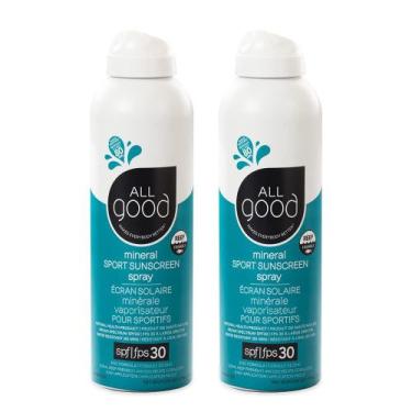 Imagem de Spray de proteção solar All Good Sport SPF 30 177ml (pacote com 2) - A
