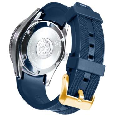 Imagem de Pulseiras de relógio masculinas StrapXPro (SPX1C) de 20 mm de borracha para relógios de mergulho Seiko Prospex 62MAS Modern Reinterpretation SPB/SBDC Series & Limited Edition Series SPB143, SPB239