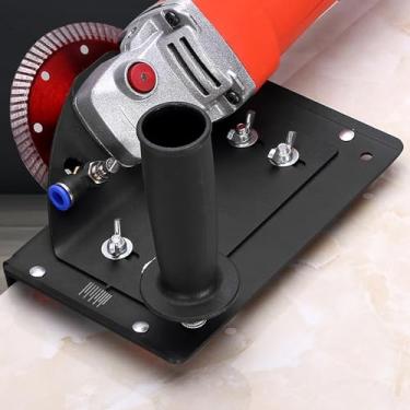 Imagem de Suporte de esmerilhadeira angular para corte de chanfro de 45°, rebarbadora de metal, suporte de chanfradura ajustável, suporte de chanfro para rebarbadora de 100 tipos (1 peça)