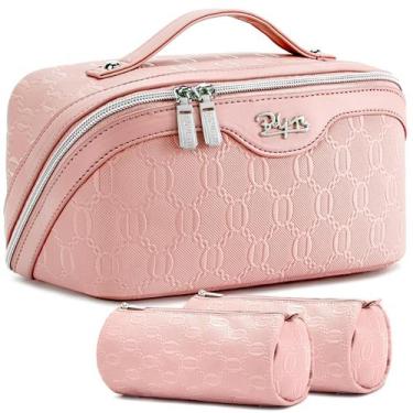 Imagem de Bolsa de maquiagem BOYATU Travel Cosmetic Organizer, conjunto de 3, ro