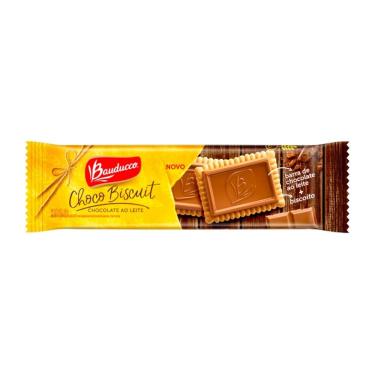 Imagem de Biscoito Bauducco Choco Biscuit Chocolate Ao Leite 80g