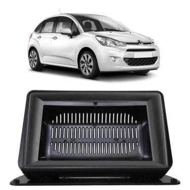 Imagem de Kit moldura painel 7 pol preto universal + redutora - Ecarframe, Preto