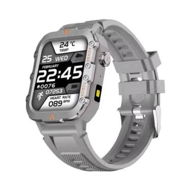 Imagem de Relógio Inteligente Masculino Com Lanterna LED, Monitor De Pressão Art