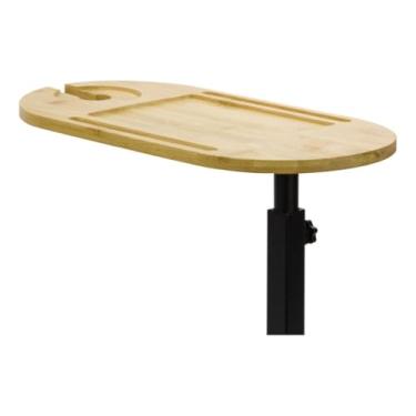 Imagem de Mesa Lateral com Base Regulável - Apoio para Sofá