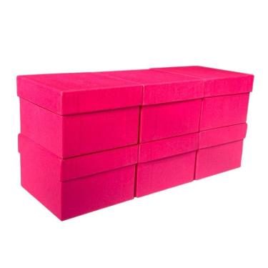 Imagem de Kit 6 Caixas Papelão Resistente Com Almofada Injet Nobre Para Joias