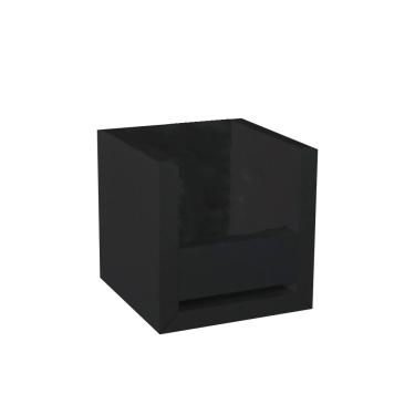 Imagem de Suporte Álcool em Gel Preto Em Mdf