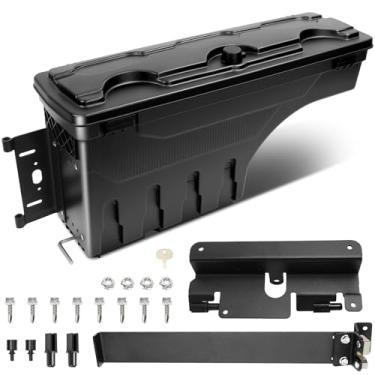 Imagem de Orceed Caixa de ferramentas de armazenamento de cama de caminhão do lado do motorista com trava, adequada para Chevy Silverado 2007-2019, adequada para GMC Sierra 1500 2500HD 3500 HD, caixa de