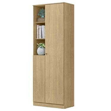 Imagem de Armario Multiuso 181 cm MDP 2 Portas LIN MU001 Castanho MXM