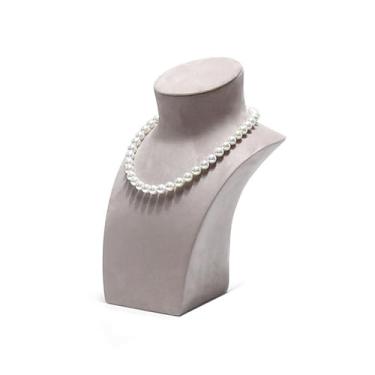 Imagem de Torres de joias Colar de pérolas rack jóias adereços exibição high-end luz luxo retrato vertical modelo expositor(Gray,Pequeno)