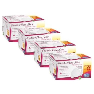 Imagem de Kit com 4 Caixas de Protetor para Seios Absorvente Nature Care Confortável e Anatômico 128 Unidades