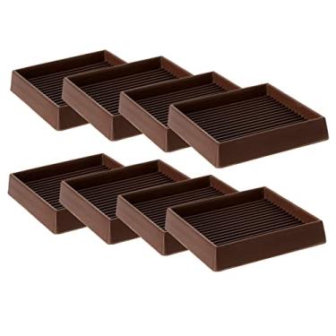Imagem de Taças para móveis de borracha quadrada 3X3 com aderência antiderrapante | Protetores de piso e móveis confiáveis para o cliente, Set of 12