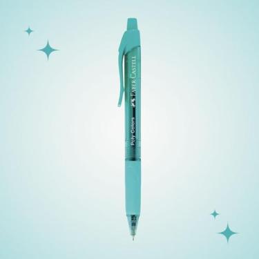 Imagem de Caneta Esferográfica Poly Colors 0.7mm Faber-Castell 5 Cores - Unidade