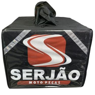 Imagem de Mochila Bolsa Bag Motoboy Delivery Pizza Isopor C/ Aluminio Serjão Mot