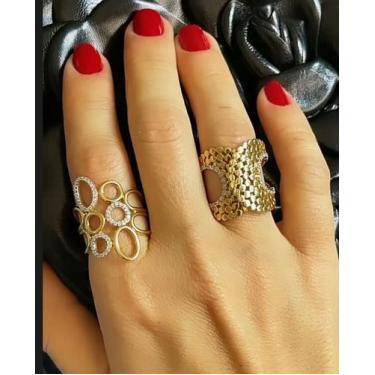 Imagem de Anéis em bijuteria feminina