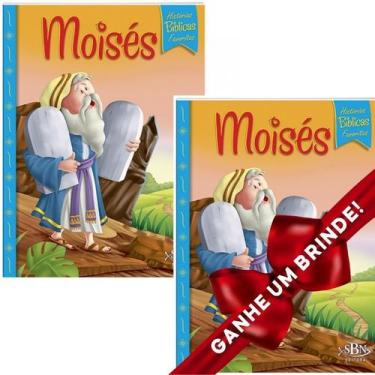 Imagem de Combo 2 Livros Histórias Bíblicas Favoritas: Moisés  Ilustrada Infanti