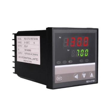 Imagem de Controlador de Temperatura REX C700 100-220V Rele - OEM