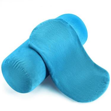 Imagem de Capa de travesseiro Newwiee Cervical Neck Roll Travesseiro 41 cm x 15 