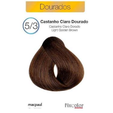 Imagem de Coloração Fix Color Macpaul Professional, Castanho Claro Dourado