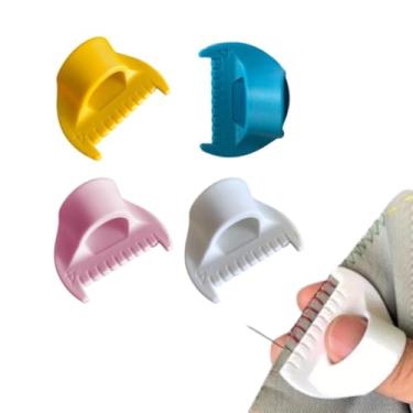 Imagem de Régua Medidora Para Costura de Agulha Espaçamento 4mm Bordado e Artesanato DIY (Amarelo)