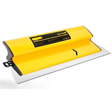 Imagem de Desempenadeira Lisa para Massa Corrida, 40 x 15 cm, Lâmina em Aço Inox, Cabo Plástico