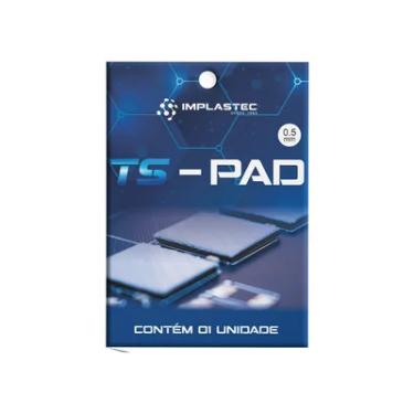 Imagem de Thermal Pad Térmico Implastec Ts Pad 0.5mm X 100 X 100 Mm - 12,8w/m.k