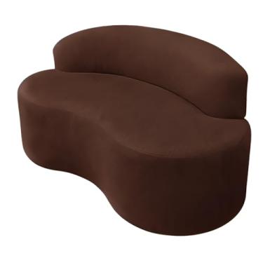 Imagem de Sofá Puff Orgânico Slim Cloe – Sofisticação para Sala e Escritório 1 metro(MARROM)