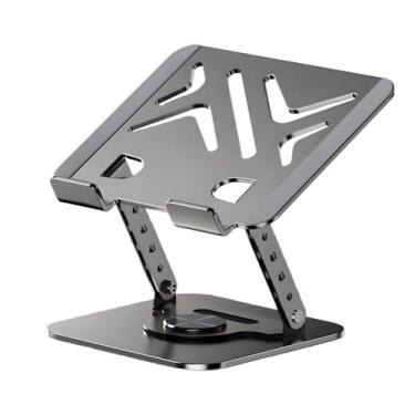 Imagem de Suporte para Tablet para Mesa, Ajustável e Articulado com Rotação 360º, Portátil, Dobrável, em Metal Resistente，para suporte para ipad, suporte monitor portatil