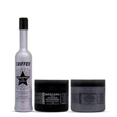 Imagem de Coiffer Kit Prata Pós selante Pós Progressivas 3 Unidades  Prolonga o 
