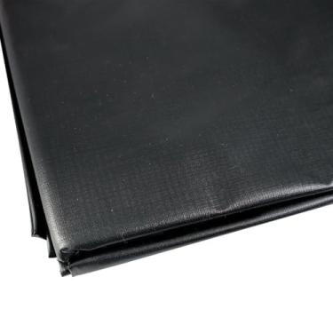 Imagem de Cortina Blackout Premium, Preto com Forro PVC, 280x280cm, Dupla Face para Varão, Bloqueio Total de Luz