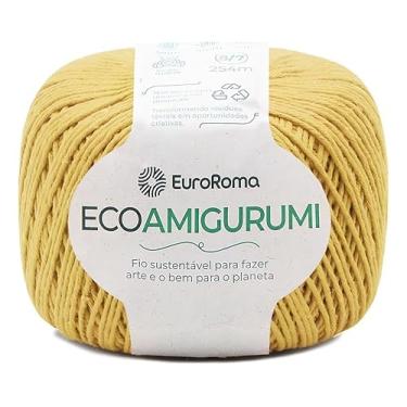 Imagem de Linha para Crochê, Ecoamigurumi, Amarelo Ouro, 8/7 Fios, 160 grs, 254 mts, Euroroma