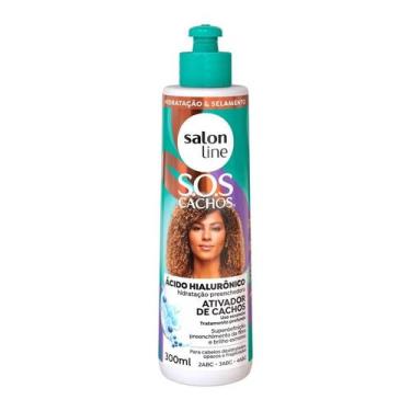 Imagem de Ativador de Cachos SOS Cachos Hialurônico 300ml Salon Line