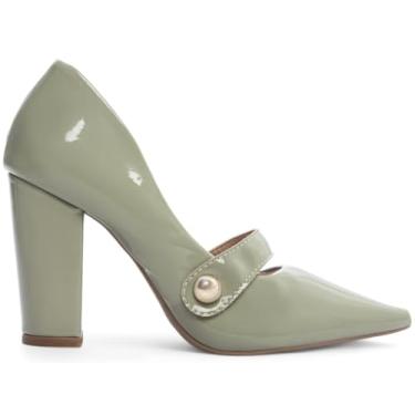Imagem de Sapato Salto Alto Scarpin 34 Verde Femenino TORRICELLA