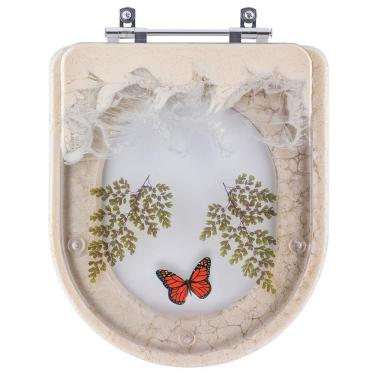 Imagem de Assento Sanitario Borboleta Etna Palha Para Vaso Icasa