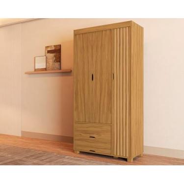 Imagem de Roupeiro Para Quarto Solteiro Bela em MDF (Nature)