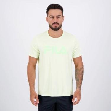 Imagem de Camiseta Fila Basic Sports Polygin Verde Claro-Masculino