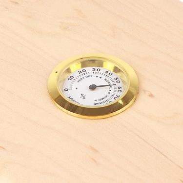 Imagem de XUXHOU Estojo de Palheta Com Higrômetro para Armazenar Palheta de Clarinete de saxofone: Elegante e Prático (Cor Madeira)