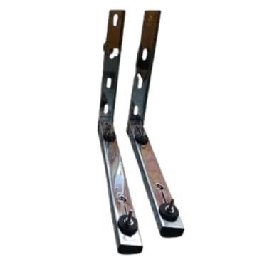 Imagem de Suporte para Ar Condicionado Split Inox 550 mm até 24000 Btus , 1 Par, Máquinas com Peso de até 41 kg. Peso Para Dobra ou Ruptura 246 Kg