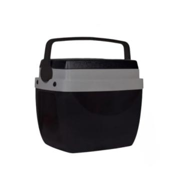 Imagem de Caixa Térmica Mor 12 Litros Cooler Para 12 Latas Com Alça(COOLER PRETO 6 LITROS)