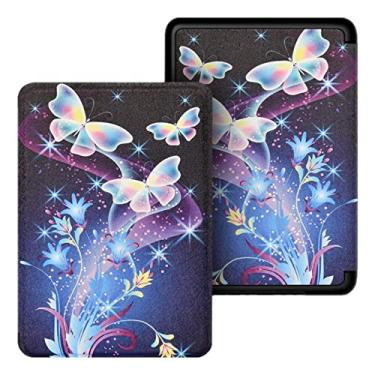 Imagem de Yzlvigrous Capa para Kindle Paperwhite 5/6/7th Gen 2012/2013/2015, Modelo Compatível com Estojo de 6 Polegadas: DP75SDI/EY21, Capa Ultra Slim PU com Sono Automático/Wake