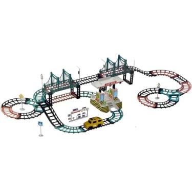 Imagem de Brinquedo Pista de Carrinho Infantil com Trilhos Montar e Desmontar Diversão Educativa